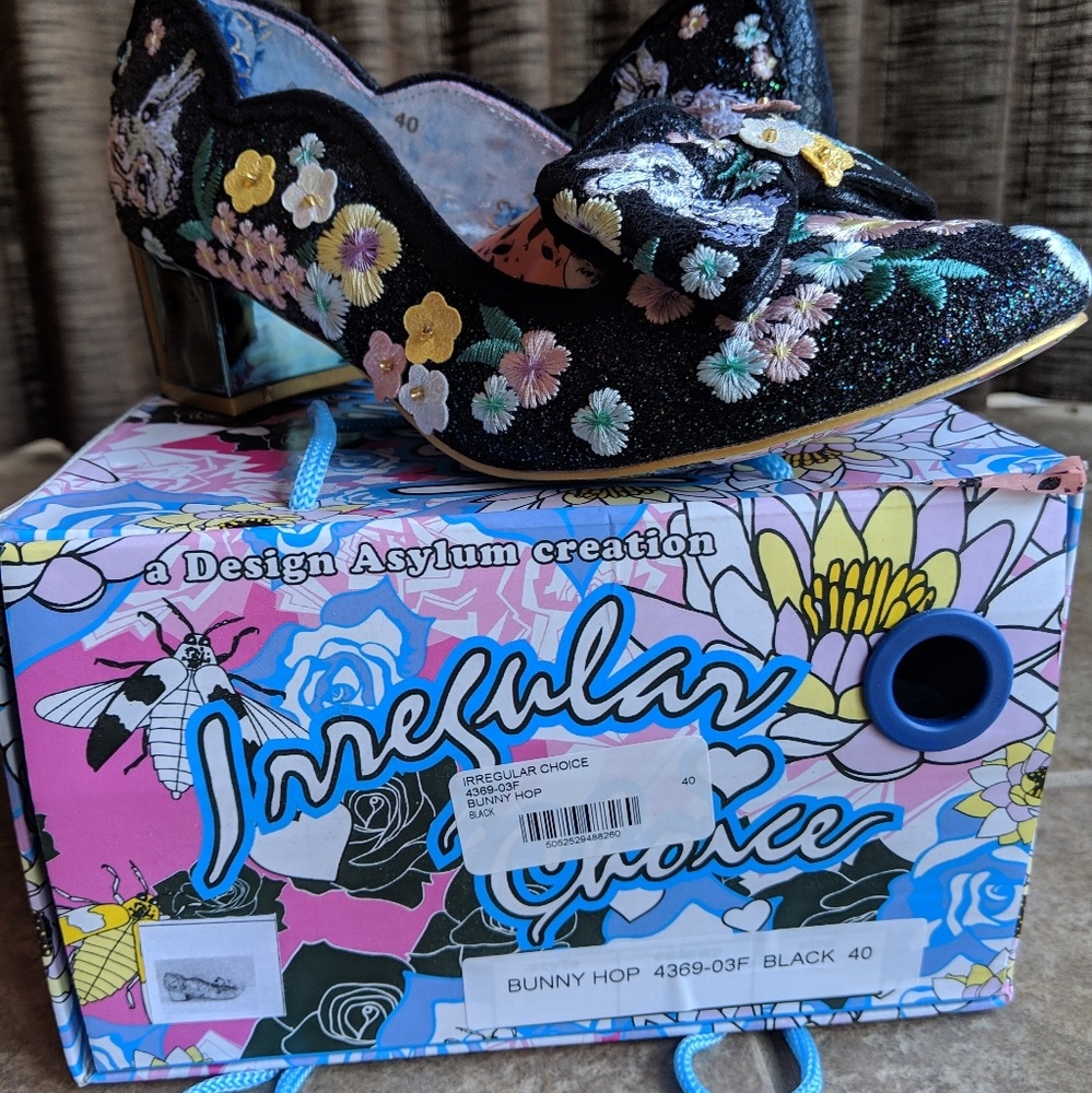 Irregular Choice Bunmy Hop Black